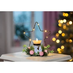 Die moderne Hausfrau LED-Wende-Windlicht „Stern“