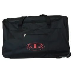 Die moderne Hausfrau Leichtgewicht-Rollator Premium, Aluminium AT51006 + Transporttasche mit Rollen