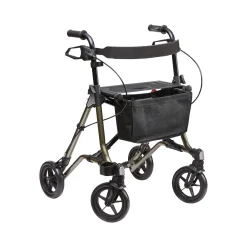 Die moderne Hausfrau Leichtgewicht-Rollator Taima M-GT, Aluminium, mit Rückengurt und Tasche
