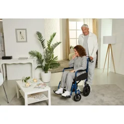 Die moderne Hausfrau Leichtgewichtrollstuhl Expedition Plus faltbar