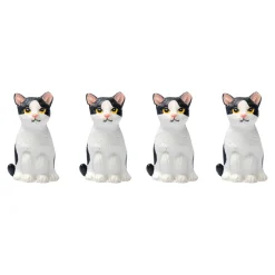 Die moderne Hausfrau Ludo-Brettspiel „Katzenärger“, Holzspielbrett, 16 Spielfiguren + Würfel