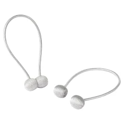 Die moderne Hausfrau Magnet-Vorhanghalter, 2 Stück