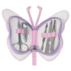 Die moderne Hausfrau Maniküre-Set „Schmetterling“, 6-teilig