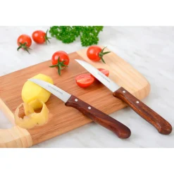 Die moderne Hausfrau Messerset 2-tlg mit Holzgriff Wibschla 33