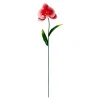 Die moderne Hausfrau Metall-Gartenstecker "Orchidee" rot