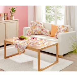 Die moderne Hausfrau Mitteldecke „Rosen“, 85x85 cm