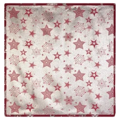 Die moderne Hausfrau Mitteldecke "Sterne", 85x85 cm