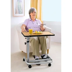 Die moderne Hausfrau Mobiler Beistelltisch Buche