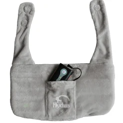 Die moderne Hausfrau Mobiles Nacken Heizkissen mit Akku Grau