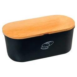 Die moderne Hausfrau Motiv-Brotbox schwarz