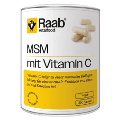 Die moderne Hausfrau MSM mit Vitamin C, 200 Kapseln, 126 g