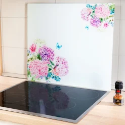 Die moderne Hausfrau Multi-Herdabdeckplatte "Hortensie"