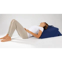 Die moderne Hausfrau Multi-Keilkissen „7 in 1“ blau