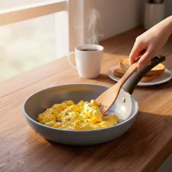 Die moderne Hausfrau Natural Line Keramik Bratpfanne 24 cm | ohne Deckel