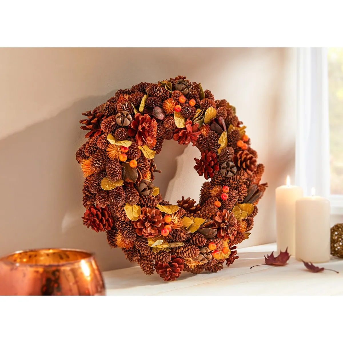 Die moderne Hausfrau Naturkranz „Früchte des Waldes“