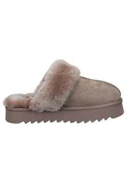 Damen Die moderne Hausfrau NERPIO HOME Hausschuhe braun