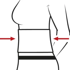 Die moderne Hausfrau Nierenwärmer mit Stützfunktion Standard