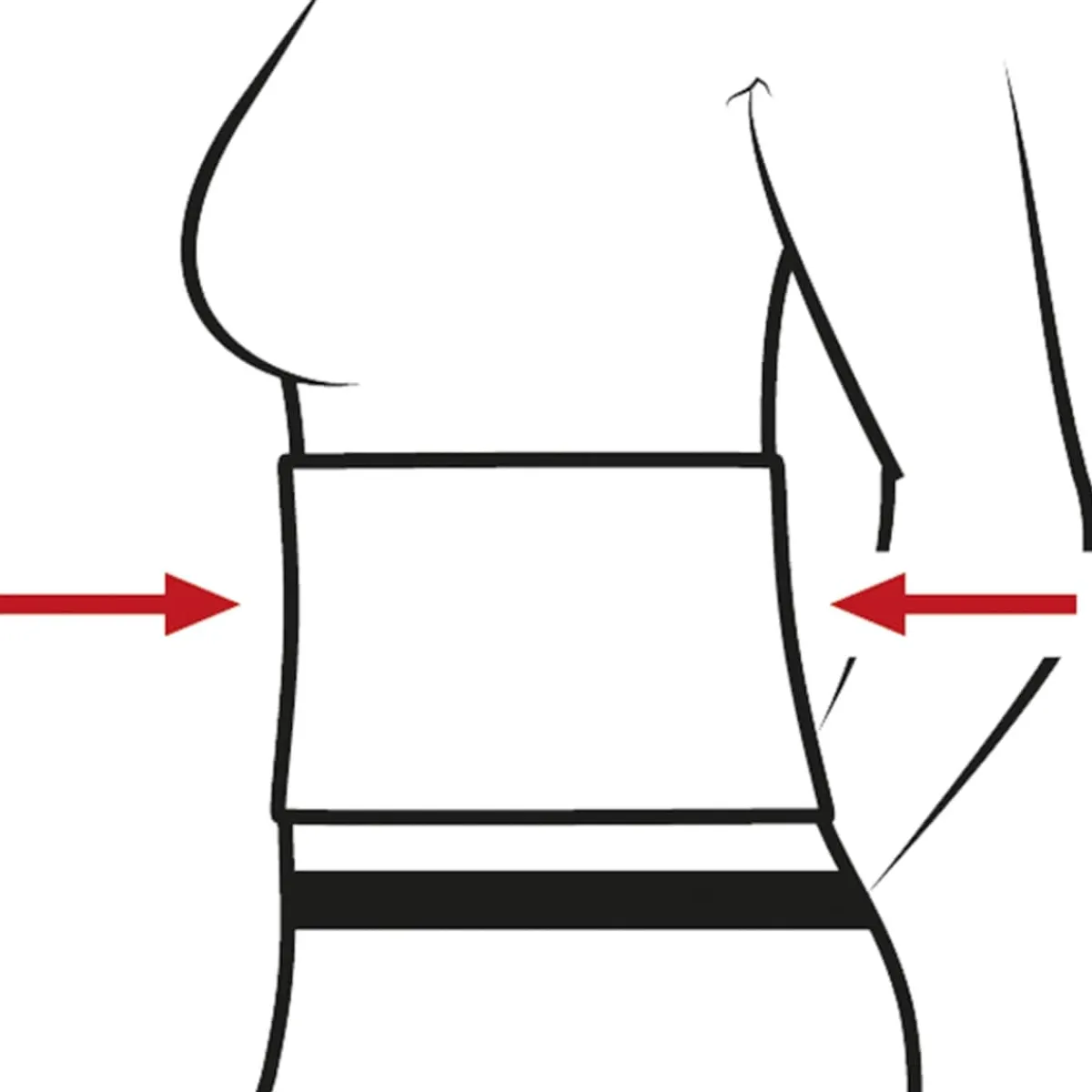 Die moderne Hausfrau Nierenwärmer mit Stützfunktion Standard