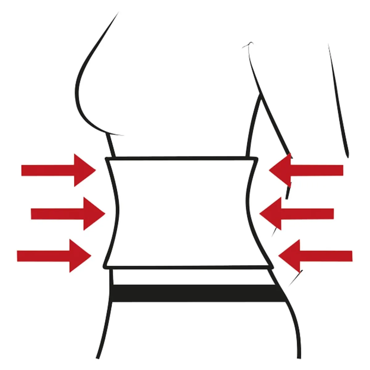 Die moderne Hausfrau Nierenwärmer mit Stützfunktion