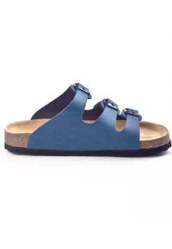 Damen Die moderne Hausfrau NOVELDA Pantoletten blau