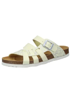 Damen Die moderne Hausfrau OLIVA Pantoletten hellgel