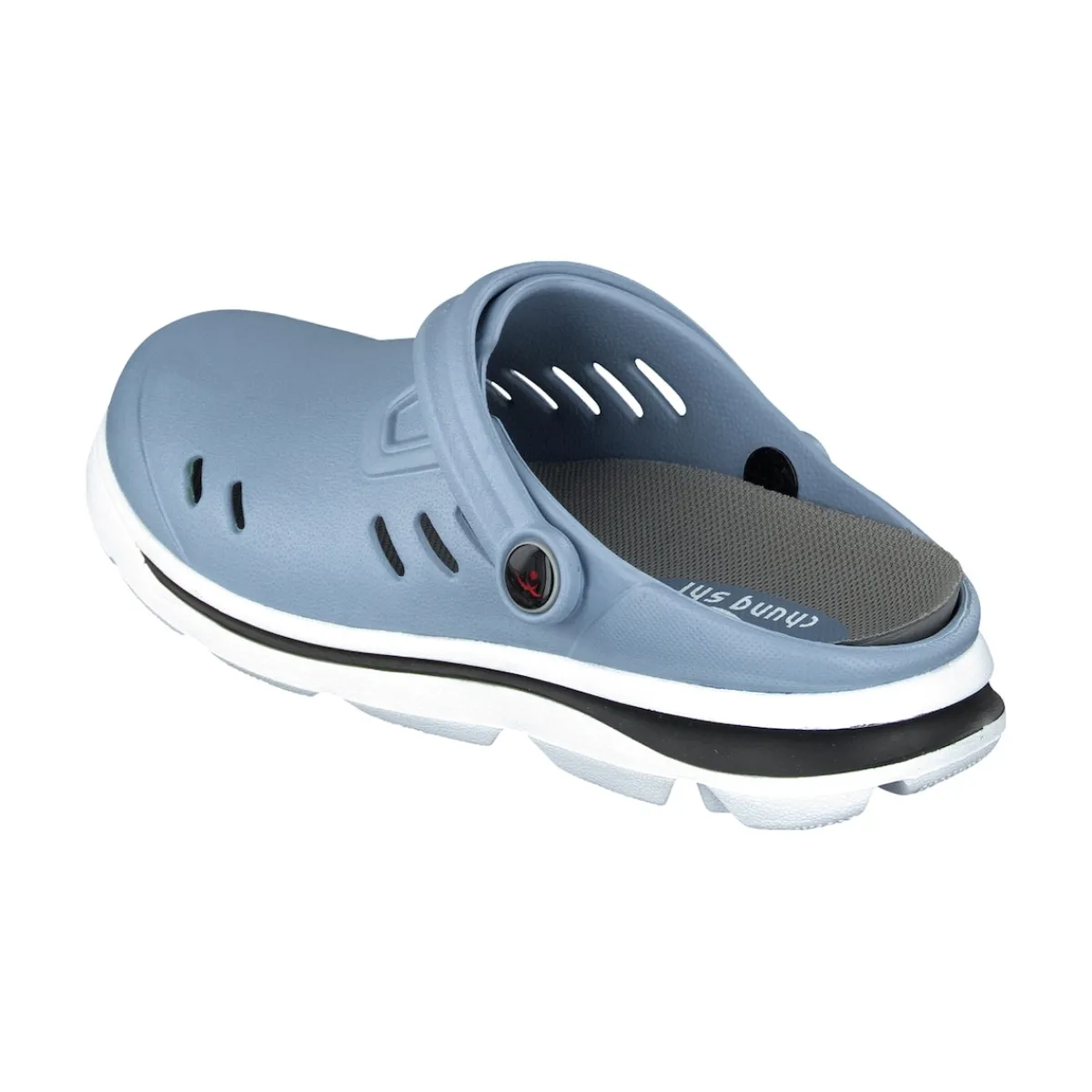Herren Die moderne Hausfrau Ortho Clog blau