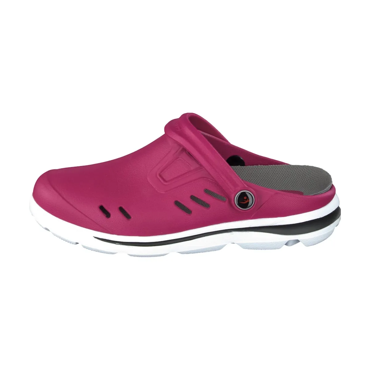 Herren Die moderne Hausfrau Ortho Clog rot