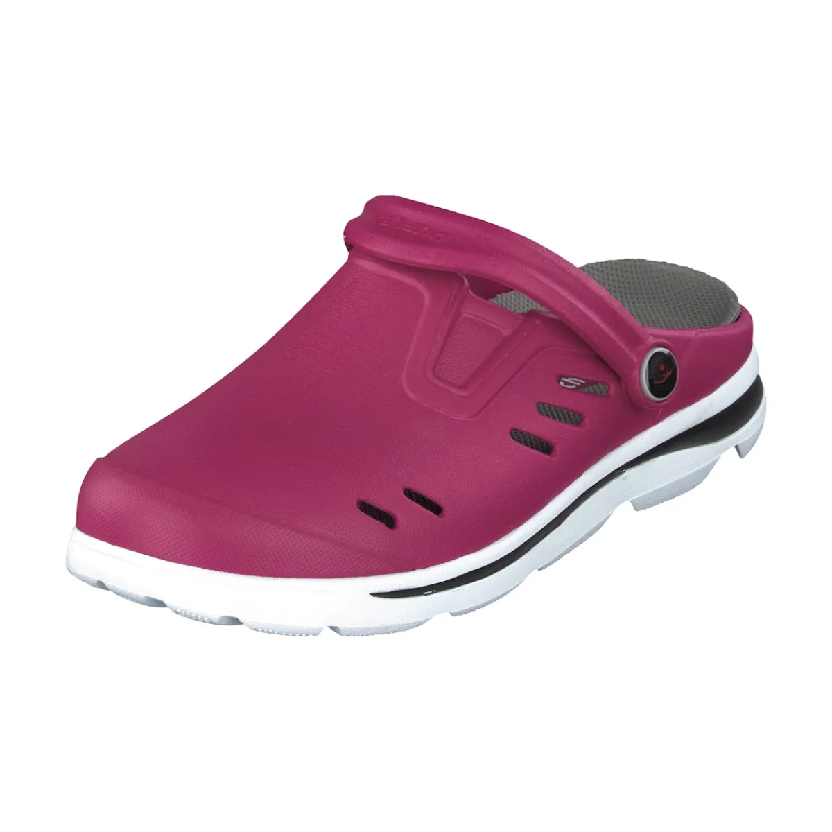 Herren Die moderne Hausfrau Ortho Clog rot