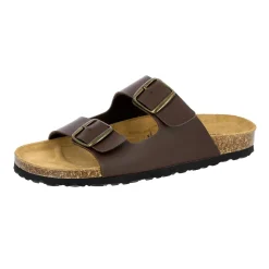 Damen Die moderne Hausfrau Pantolette Bioline Man braun