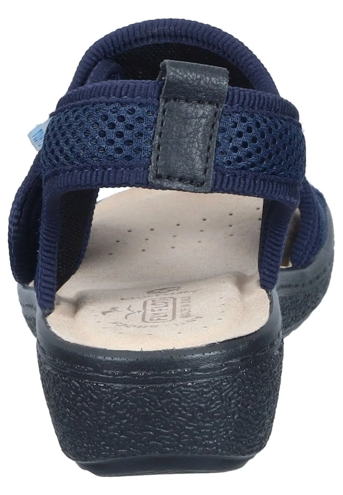 Damen Die moderne Hausfrau Pantoletten blau