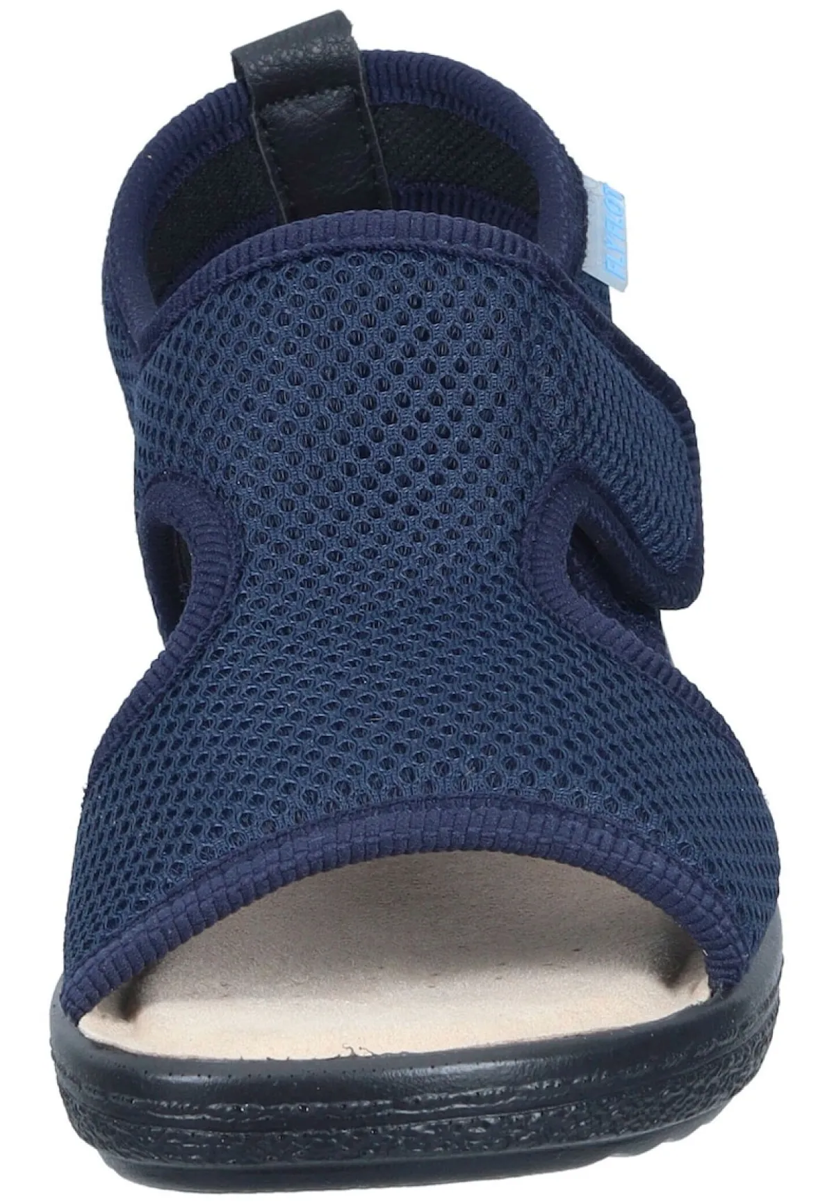 Damen Die moderne Hausfrau Pantoletten blau