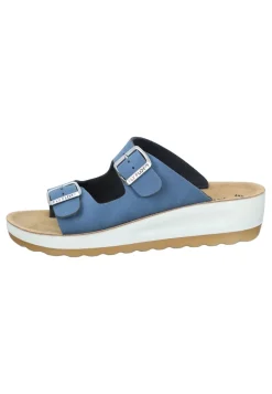 Damen Die moderne Hausfrau Pantoletten blau