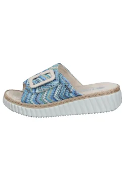 Damen Die moderne Hausfrau Pantoletten blau