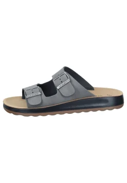 Herren Die moderne Hausfrau Pantoletten grau