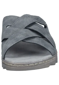 Herren Die moderne Hausfrau Pantoletten grau