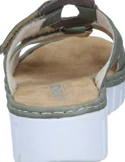 Damen Die moderne Hausfrau Pantoletten grün