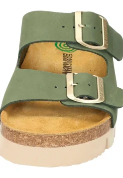 Damen Die moderne Hausfrau Pantoletten grün