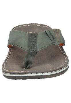 Herren Die moderne Hausfrau Pantoletten grün