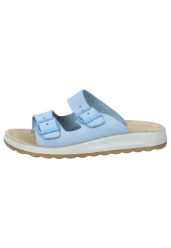 Damen Die moderne Hausfrau Pantoletten hellblau