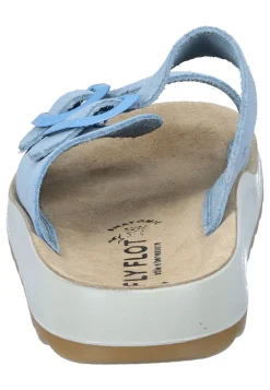 Damen Die moderne Hausfrau Pantoletten hellblau