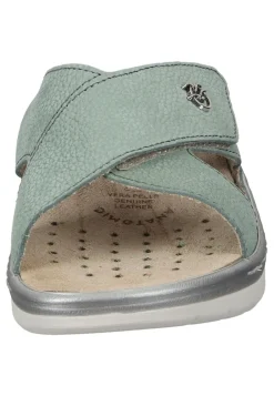 Damen Die moderne Hausfrau Pantoletten hellgrün