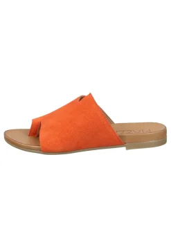 Damen Die moderne Hausfrau Pantoletten orange