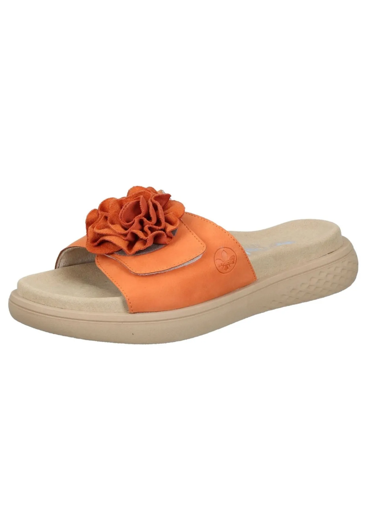 Damen Die moderne Hausfrau Pantoletten orange