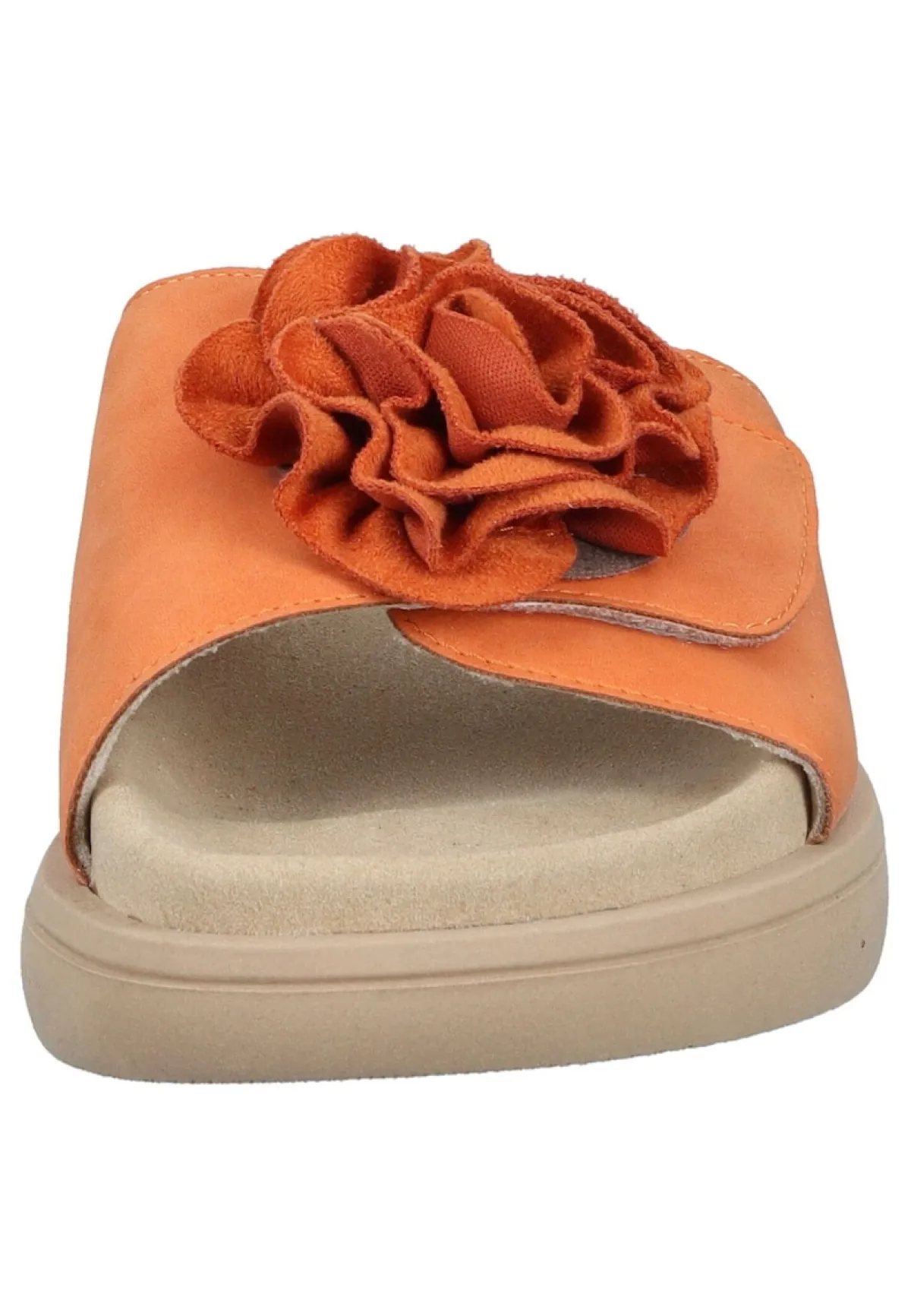 Damen Die moderne Hausfrau Pantoletten orange