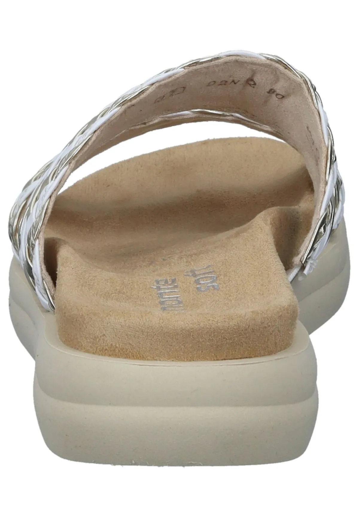 Damen Die moderne Hausfrau Pantoletten weiß