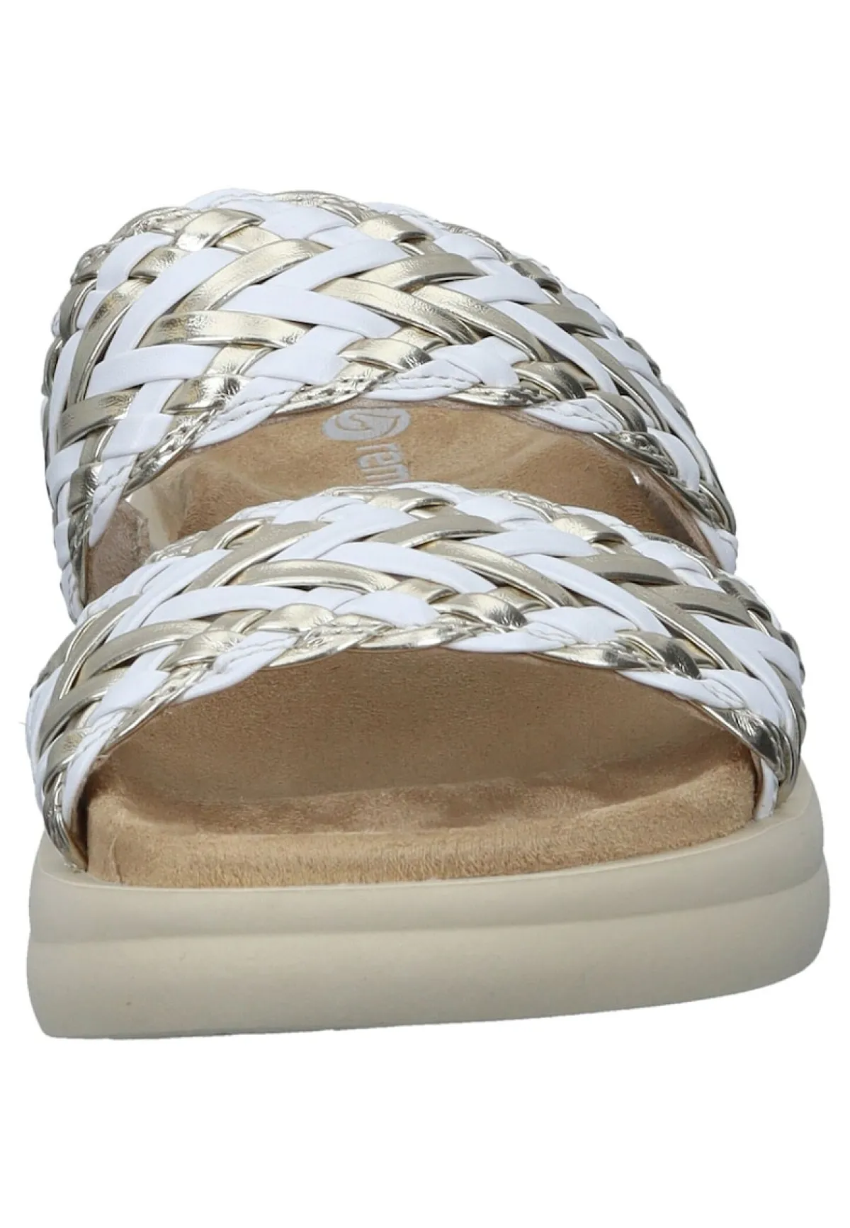 Damen Die moderne Hausfrau Pantoletten weiß