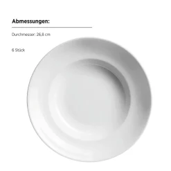 Die moderne Hausfrau Pastateller Set, Porzellan Barca