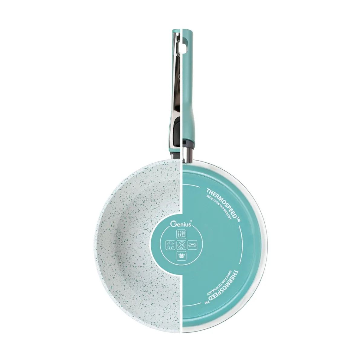 Die moderne Hausfrau Pfanne "Cerafit Revolution", 2-teilig Ø 20 cm