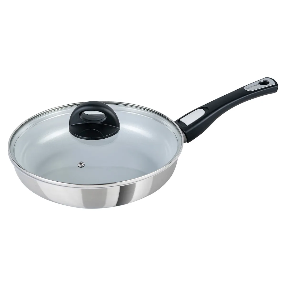 Die moderne Hausfrau Pfannen-Set Cerafit Steel, 7-teilig