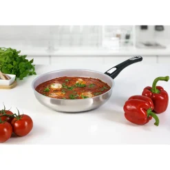 Die moderne Hausfrau Pfannen-Set Cerafit Steel, 7-teilig